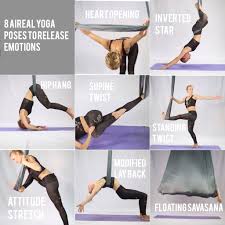 даже очень негибкие люди могут легко сесть на шпагат Pdf 8 Aerial Yoga Poses To Release Emotions In 2020 Aerial Yoga Poses Aerial Yoga Yoga Poses Photography