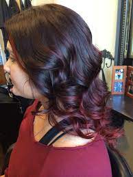 Unlike instagrammable rose gold, gray, and the gamut of rainbow hair colors we've witnessed on red carpets and social media, dark brown is one shade that will simply never go. Sydney Dark Chocolate Brown With Red Lowlights And Red Ombre Brunette Hair Color Hair Color Light Brown Choclate Brown Hair
