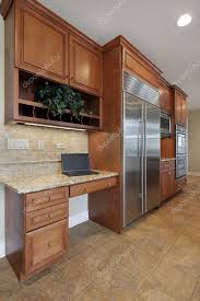 kitchen desk area  stock photo