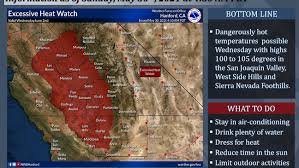 Hanford has a projected high of 108 on sunday and 104 on. National Weather Service Issues Excessive Heat Warning Kmph