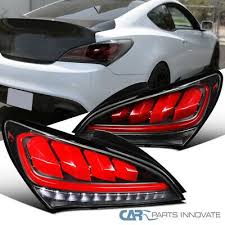 Ad Ebay For 10 16 Genesis Coupe 2dr Red Led Sequential Tube Tail Brake Lights Signal In 2020 Hyundai Genesis Coupe Coupe Genesis