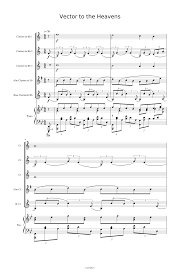 Check spelling or type a new query. Vector To The Heavens Clarinet Sixet Sheet Music For Piano Solo Download And Print In Pdf Or Midi Free Sheet Music Musescore Com
