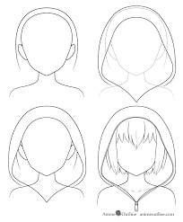 Anime Art Simple Drawing How To Draw Anime Hats Head Ware Animeoutline Anime Drawings Tutorials Anime Drawings Sketches Anime Eye Drawing