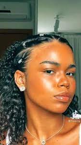 Penteado Para Cabelo Cacheado E Crespo Hairstyle For Curly Hair Video In 2021