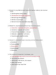 Soal Ujian F B