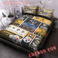 Shop target for pittsburgh steelers. Pittsburgh Steelers Nfl 3d Quilt Bedding Set V4 Luxwoo Com