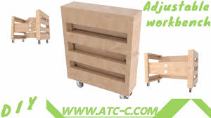 How To Make A Simple Folding Workbench And Transform It Modern Diy Folding Workbench Workbench Modern Diy