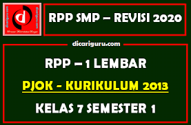 We did not find results for: Rpp Pjok 1 Lembar Smp Kelas 7 Semester 1 Ganjil Dicariguru Com