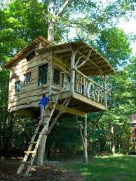 To make a wooden tree house ladder. Amazing Backyard Tree House Getaways Salter Spiral Stair