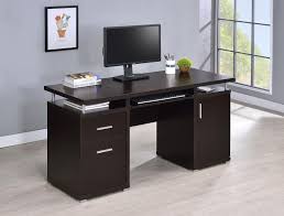 These modern home office and computer desks offer a balanced combination of practical features and beautiful finishes. Tracy Desk Contemporary Cappuccino Computer Desk 800107 Home Office Desks Co Z Furniture