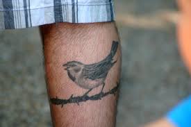 Tiny Birds On A Wire Tattoo Image Result For Bird On Barbed Wire Tattoo Leg Band Tattoos Band Tattoo Designs Small Dove Tattoos