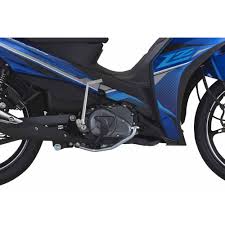 Now comes with a totally new sporty look with an excellent quality feel and an improved performance and is now even more economical to run. 100 Original Hong Leong Yamaha New Lagenda 115z Fi Srl 115z Fi Engine Side Long
