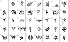 Tribal chinese version by sudar moko. Tribal Tattoo Font Free For Personal