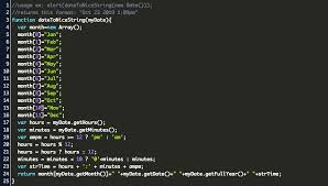 Format Date Javascript Code Example