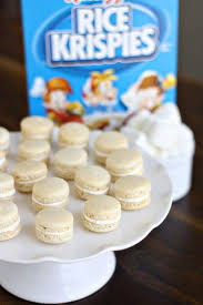 Dinner Or Dessert Rice Krispy Treat Macarons Krispie Treats Recipe Food Desserts