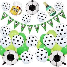 Our three year old feels like a rock star on the field. Football Balloons 56pcs Soccer Aluminum Foil Balloons World Cup Theme Birthday Party Decoration Supplies For Kids Boys Girls Baby Shower Party Toys Games Party Supplies Urbytus Com