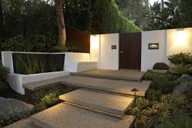Floating Steps With Lighting Mid Century Landscaping Philippine Houses Architecture