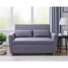 Exclusivité de la maison convertible, le modèle jon offre 3 places assises et un couchage double grâce à son matelas et sa mécanique. Canape 2 Places Convertible Scandinave En Tissu Gris Kaya Achat Vente Clic Clac Cdiscount