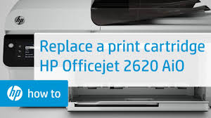 Hp printer driver is a software that is in charge of controlling every hardware installed on a computer, so that any installed hardware can. Replacing A Print Cartridge Hp Officejet 2620 All In One Printer Hp Youtube