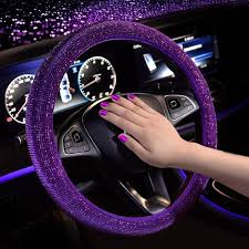 Luxury Crystal Car Steering Wheel Covers F13765 In 2020 Car Steering Wheel Cover Girly Car Accessories Bling Car Accessories