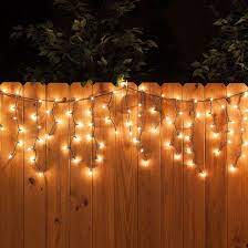 Icicle Lights Yard Envy Backyard Party Decorations Backyard Party Yard Party