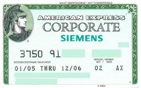 Receipts will be stored until the earliest of the following: Bank Card American Express Corporate De 375091 Siemens American Express Germany Federal Republic Col De Ae 0012