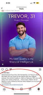 Trevors back : rLoveIsBlindOnNetflix