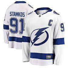 Browse our selection of lightning jerseys in all the sizes, colors, and styles you need for men, women, and kids at shop.nhl.com Men S Fanatics Branded Steven Stamkos White Tampa Bay Lightning Breakaway Player Jersey