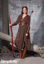 Feel Like A Medieval Warrior With This Fantasy Costume Pattern From Simplicity Medieval Costume Women Fantasy Costumes Medieval Fashion
