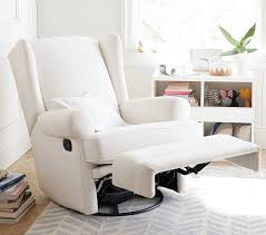 Modern Wingback Swivel Glider Recliner Nursery Chair Nursery Recliner Swivel Glider Recliner