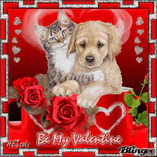 Download wallpapers of love,valentines day,love hearts,love designs,love stock photos,love vectors in high quality hd resolutions. Blingee Valentine S Day Dogs Happy Valentins Day My Dear Friends Bild 131937931 Valentinstag Wunsche Frohlichen Valentinstag Valentinstag Spruche