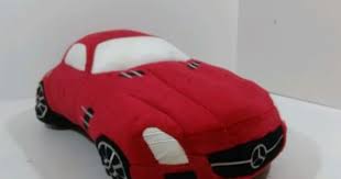 Mercedes Benz Plush Car Sls Red Collection 2014 Polyester Stuffed Animal Toy Mercedes Benz Mercedes Benz