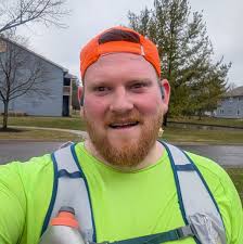 Running laps around apartment parking lot