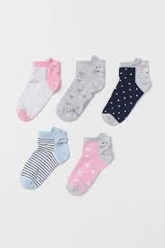 5 Pack Ankle Socks Light Gray Animals Kids H M Us Baby Girl Socks Girls Socks Ankle Socks