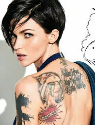 Ruby Rose Tattoos Ruby Rose Hair Ruby Rose Tattoo Ruby Rose Haircut