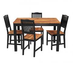 A wide variety of butcher block dining table options are available to you, such as general use ··· we produce live edge natural slab table and chairs with many wood speices, for restaurant, office, home 888 butcher block dining table products are offered for sale by suppliers on alibaba.com, of. Black Wood Kitchen Table And Chairs Off 55