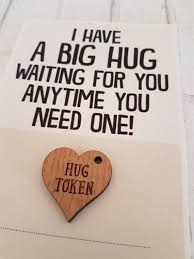 Hug Token Gift For Girlfriend Gift For Boyfriend Love Etsy Cheer Up Quotes Cheer Up Friends Cheer Up Gifts