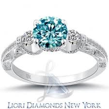 Pin By Ecem Acar On Rings Blue Diamond Engagement Ring Blue Diamonds Engagement Round Diamond Engagement Rings