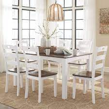 There are many festive occasions to set a table fit for a banquet. Signature Design By Ashley Woodanville 7 Piece Dining Table Set Walmart Com Walmart Com