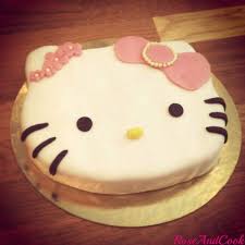 Gateau Hello Kitty Facile Tuto Pate A Sucre Ou Pate D Amandes Rose Cook Gateau Hello Kitty Idee Gateau Gateau Anniversaire Facile