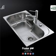 من شركة Foster حوض مطبخ ايطالي Foster استانلس استيل 304 مفرد مقاس 79x50cm للمزيد زورونا على موقع Sink Kitchen Cabinet Design Wardrobe Design Bedroom