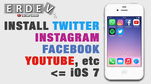 Cara Install Aplikasi Yang Sudah Tidak Support Di Iphone 4 Ios 7 Instagram Facebook Twitter Youtube