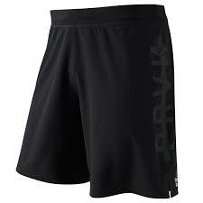 reebok mens crossfit endurance board short black at