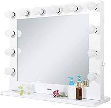 Amazon Com Zeny Hollywood Vanity Makeup Mirror Light Dressing Table Vanity Set Mirrors With Dim Dressing Table Vanity Dressing Room Mirror Wall Mounted Vanity