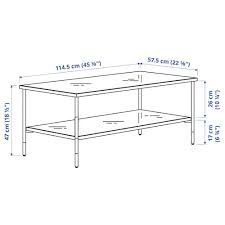 Helps you keep your things organised and the table top clear. Asperod Coffee Table Black Glass Black 451 4x227 8 Ikea