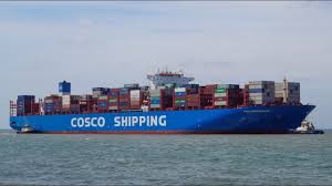 1st Call Cosco Shipping Rose At The Port Of Felixstowe 22 7 19 Cosco Felixstowe Port