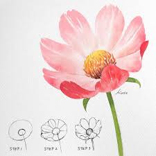 The flower has been included in artwork dating back as far as 1580 b.c., nearly 4,000 years ago. Flower Drawing Draw An Easy Flower Step By Step Tutorial Feature