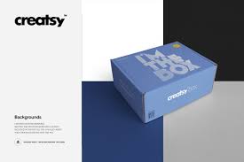 Mailing Box 2 Mockup Set Creative Market Box Mockup Box Template