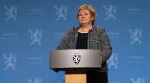 Statsminister erna solberg inviterer til pressekonferanse om koronasituasjonen. Innforer Strenge Innreiseregler Statsforvaltaren I Trondelag