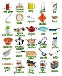 In The Kitchen Vocabulary 200 Objects Illustrated Eslbuzz Learning English Learn English Learn English Vocabulary English Vocabulary